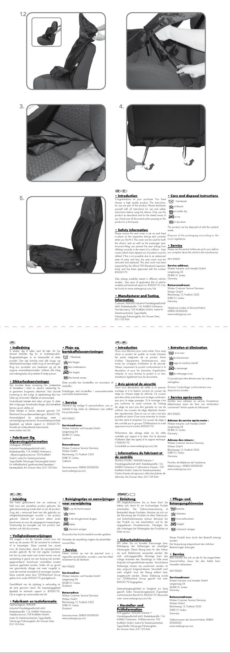 Image de la première page du manuel de l'appareil IAN 93602