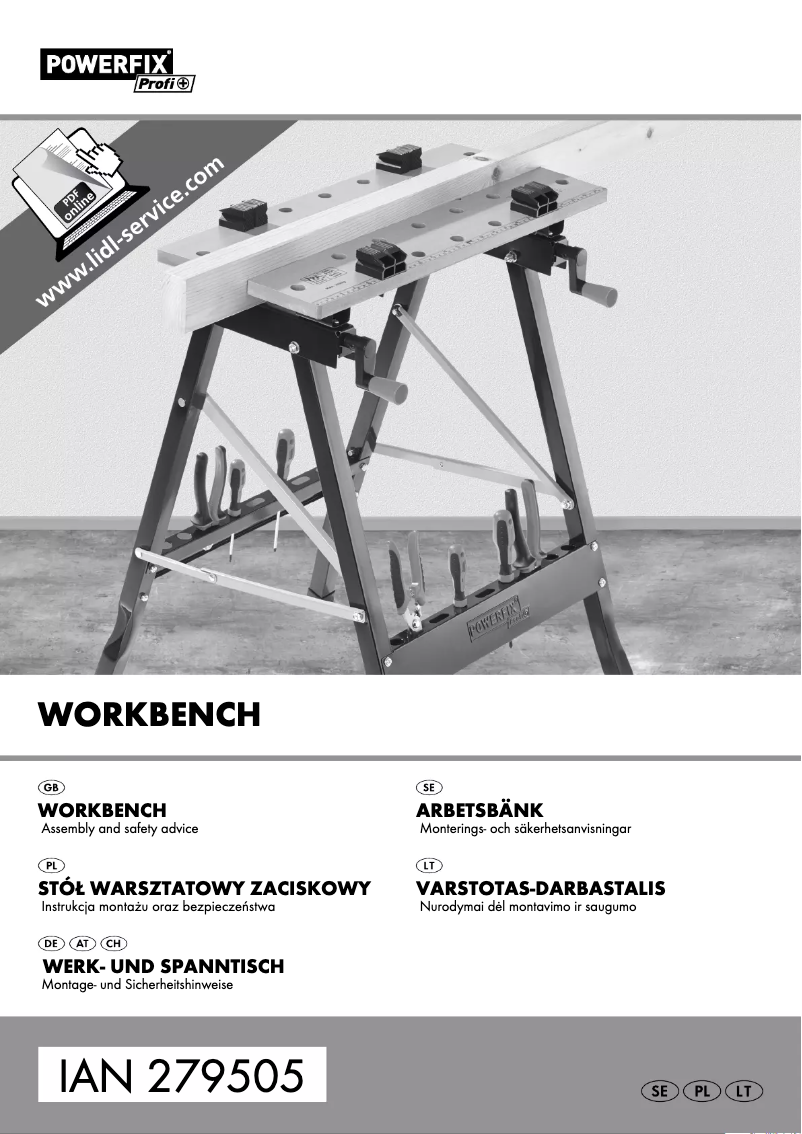 Image de la première page du manuel de l'appareil IAN 279505