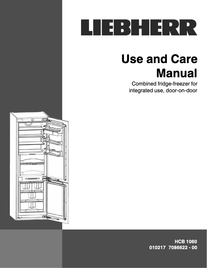 Page 1 de la notice Manuel utilisateur Liebherr HCB 1060
