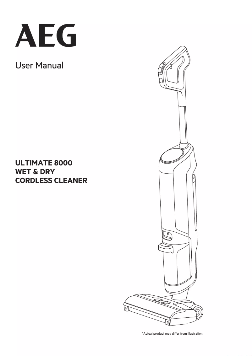 Image de la première page du manuel de l'appareil Ultimate 8000 AW81U3DB