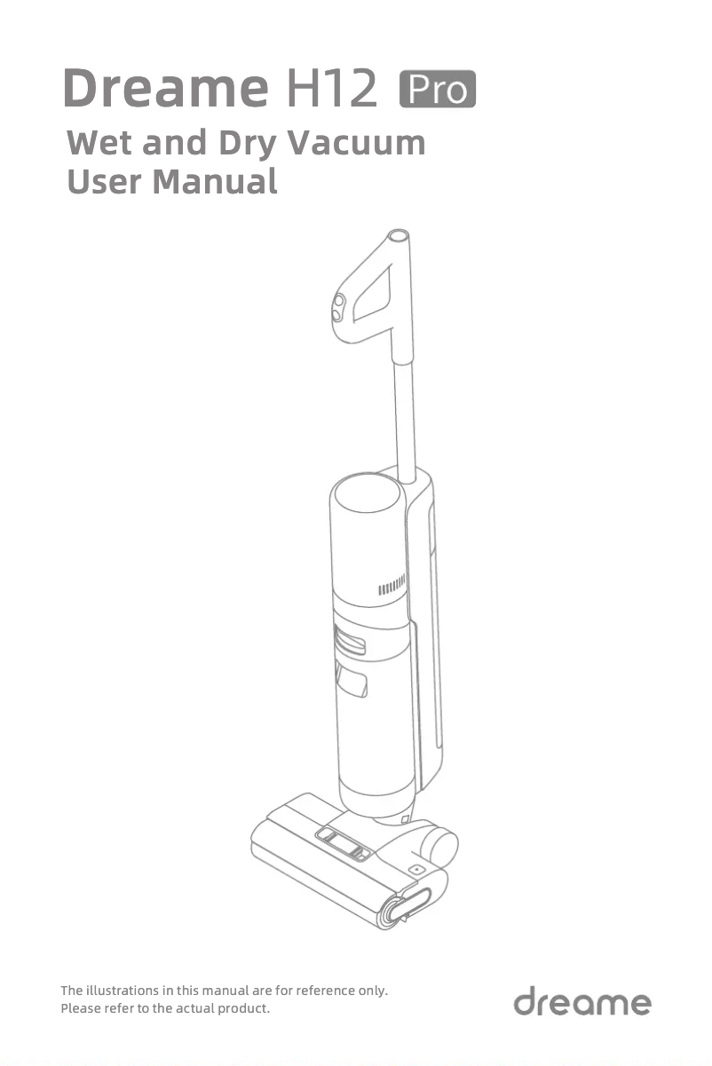 Image de la première page du manuel de l'appareil H12 Pro