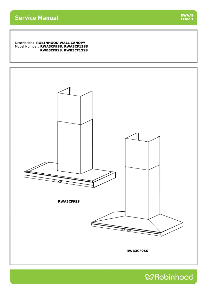 Image de la première page du manuel de l'appareil RWB3CF12SS