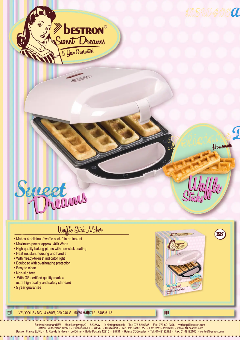 Imagen de la primera página del manual del dispositivo ASW400