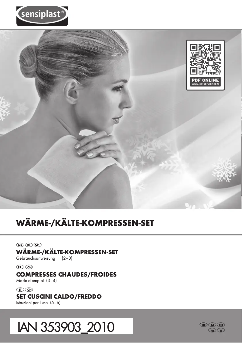Page n°1 - Manuel utilisateur Sensiplast IAN 314723