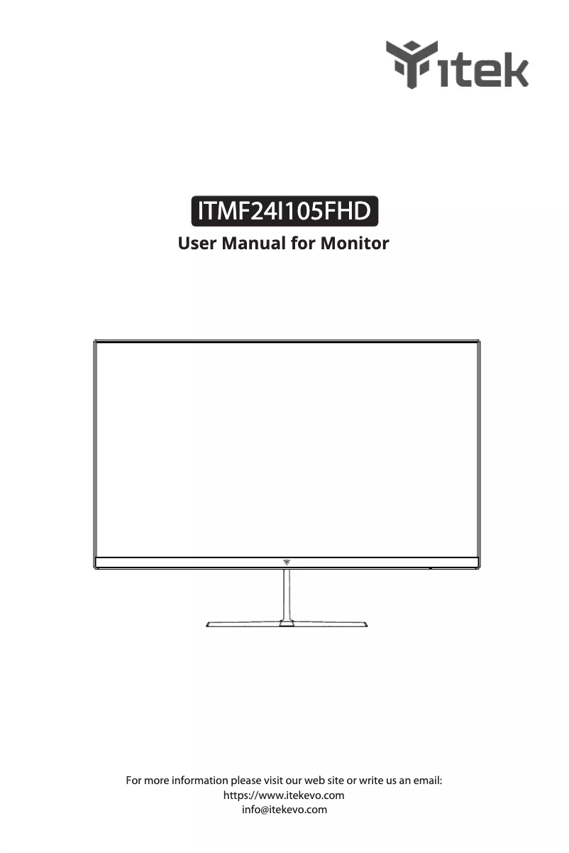Image de la première page du manuel de l'appareil ITMF24I105FHD