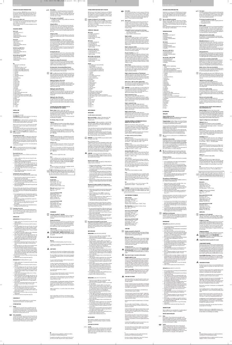 Image de la première page du manuel de l'appareil VDV-503