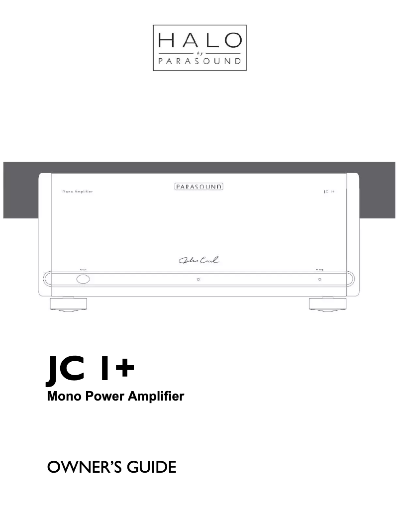 Image de la première page du manuel de l'appareil Halo JC 1+=