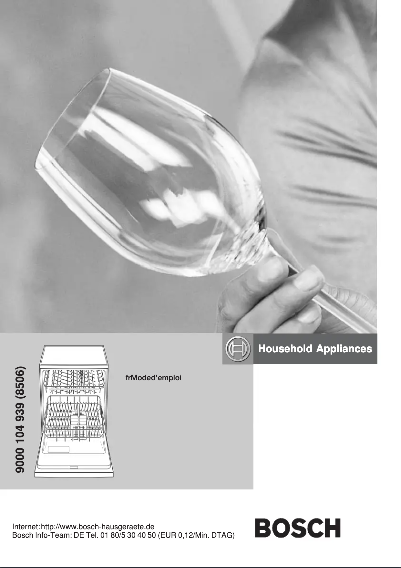 Page n°1 - Manuel utilisateur Bosch SGI55E05EP