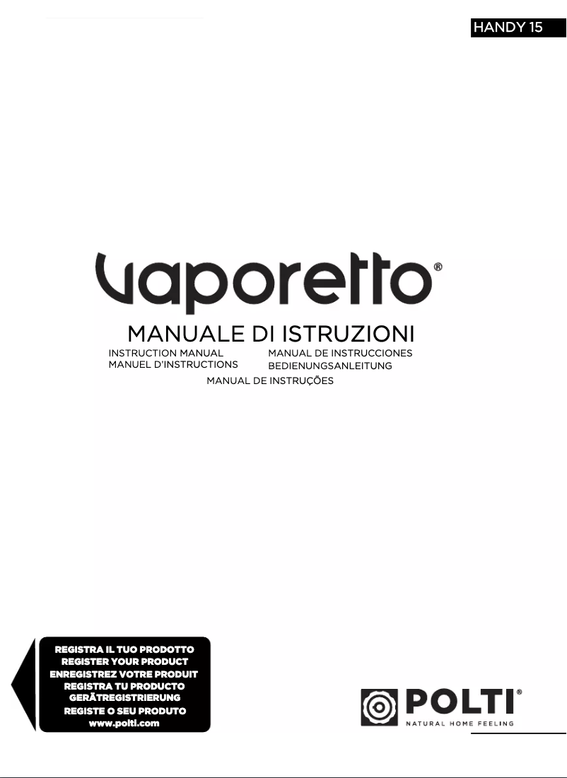 Image de la première page du manuel de l'appareil Handy 15