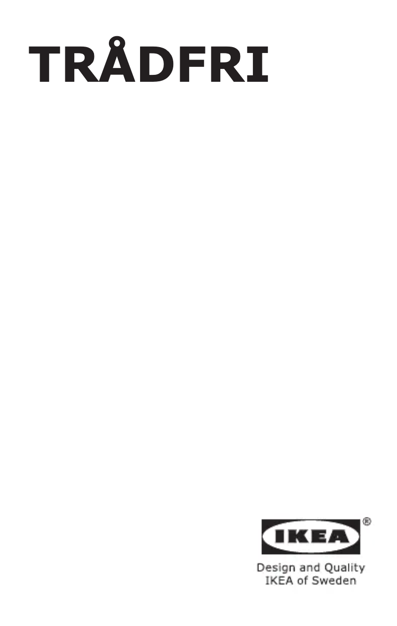 Image de la première page du manuel de l'appareil TRÅDFRI 703.648.03