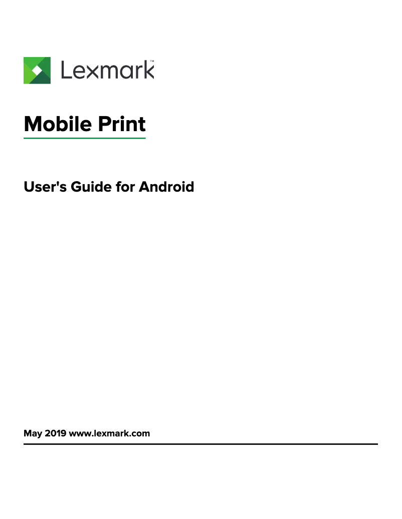 Page n°1 - Manuel utilisateur Lexmark MarkNet N8350