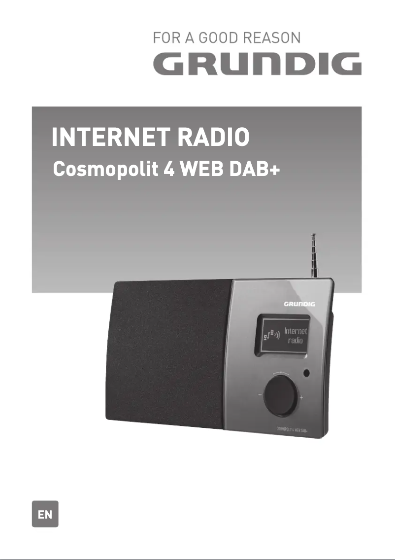 Page n°1 - Manuel utilisateur Grundig Cosmopolit 4 WEB DAB+