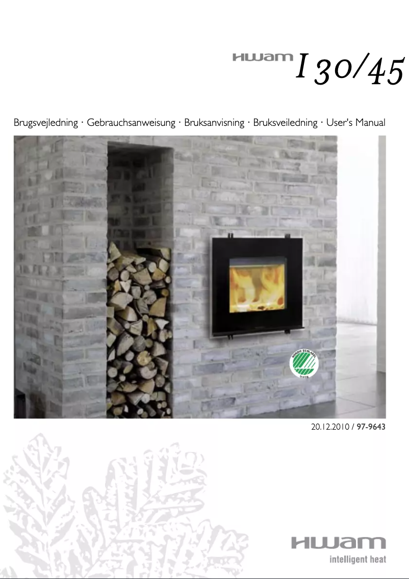 Page 1 de la notice Manuel utilisateur Hwam I45