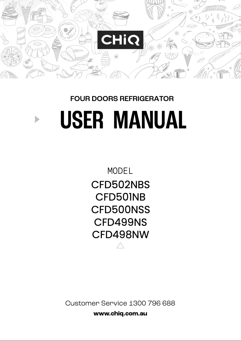 Image de la première page du manuel de l'appareil CFD501NB