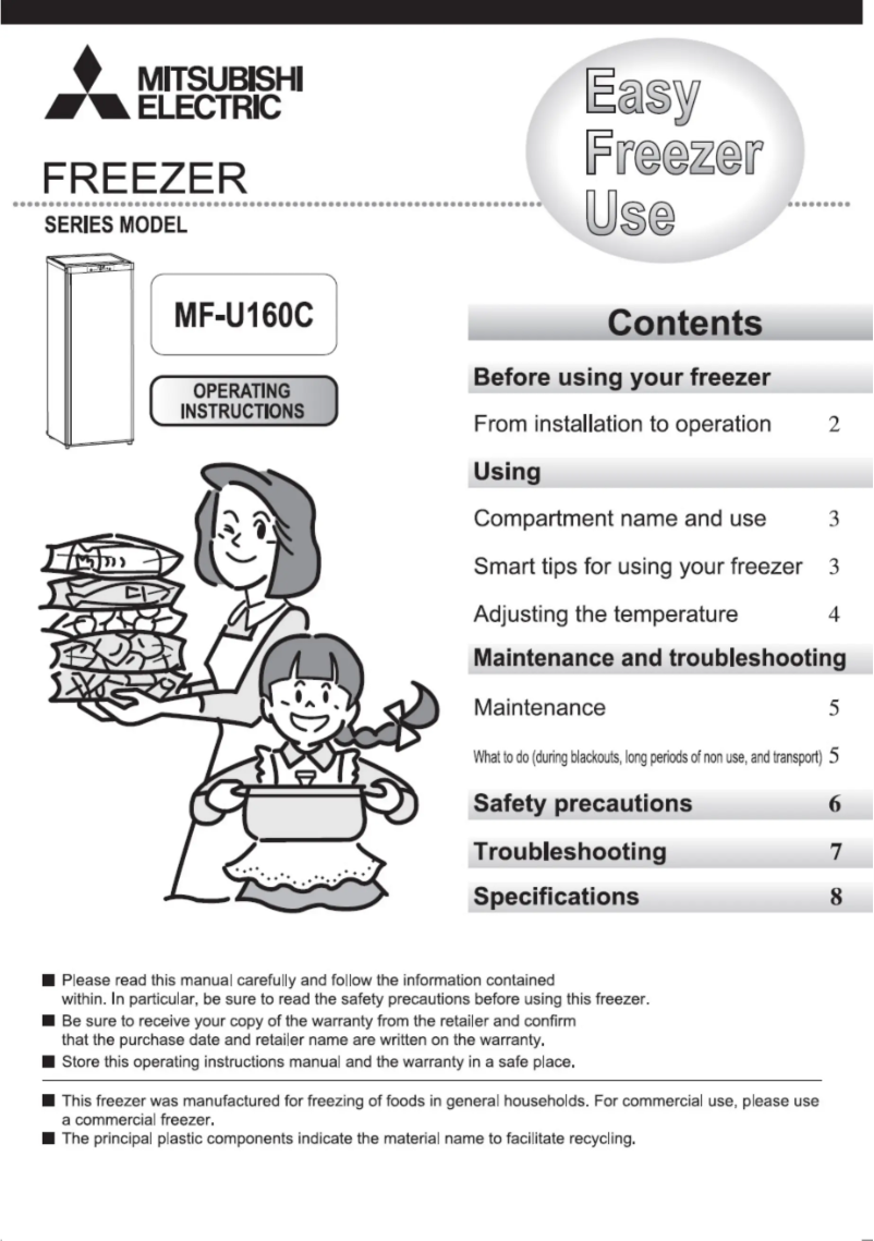 Page n°1 - Manuel utilisateur Mitsubishi MF-U160C