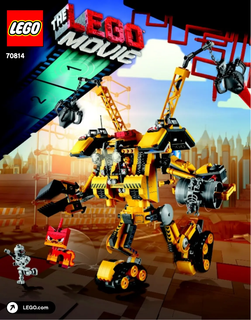 Page 1 de la notice Manuel utilisateur Lego Movie 2 70814