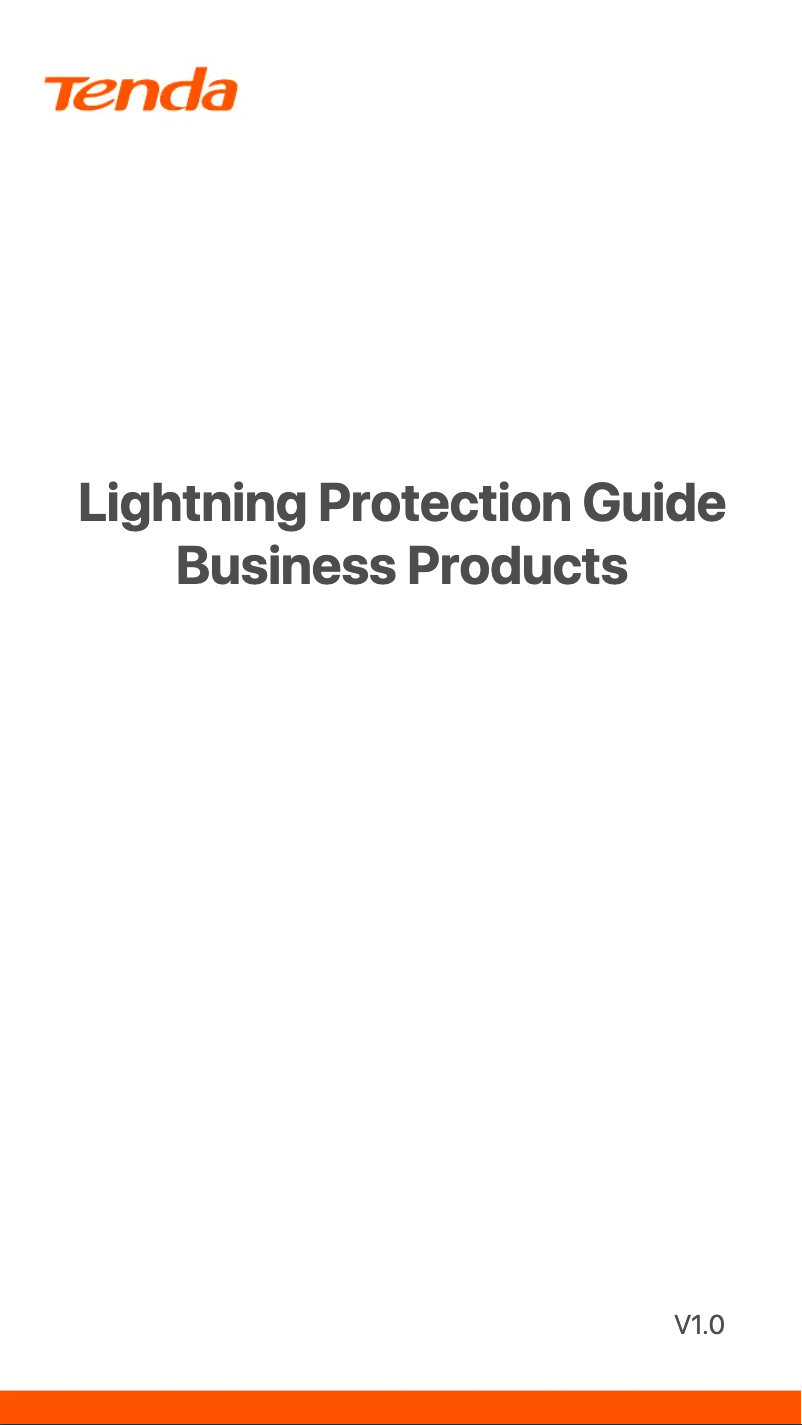 Page n°1 - Manuel utilisateur Tenda TEF1126P-24-410W