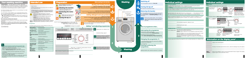 Page 1 de la notice Manuel utilisateur Bosch WAB24262SN