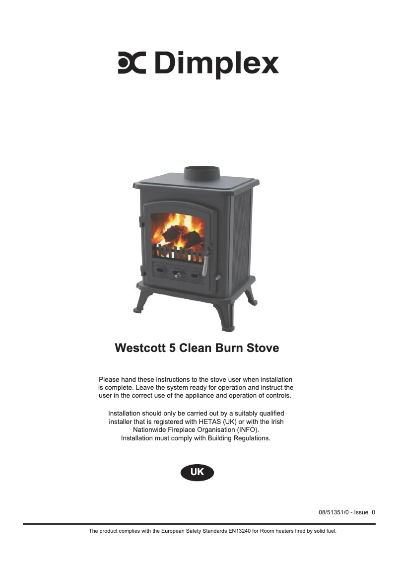 Página 1 del manual Manual de usuario Dimplex WST5SE