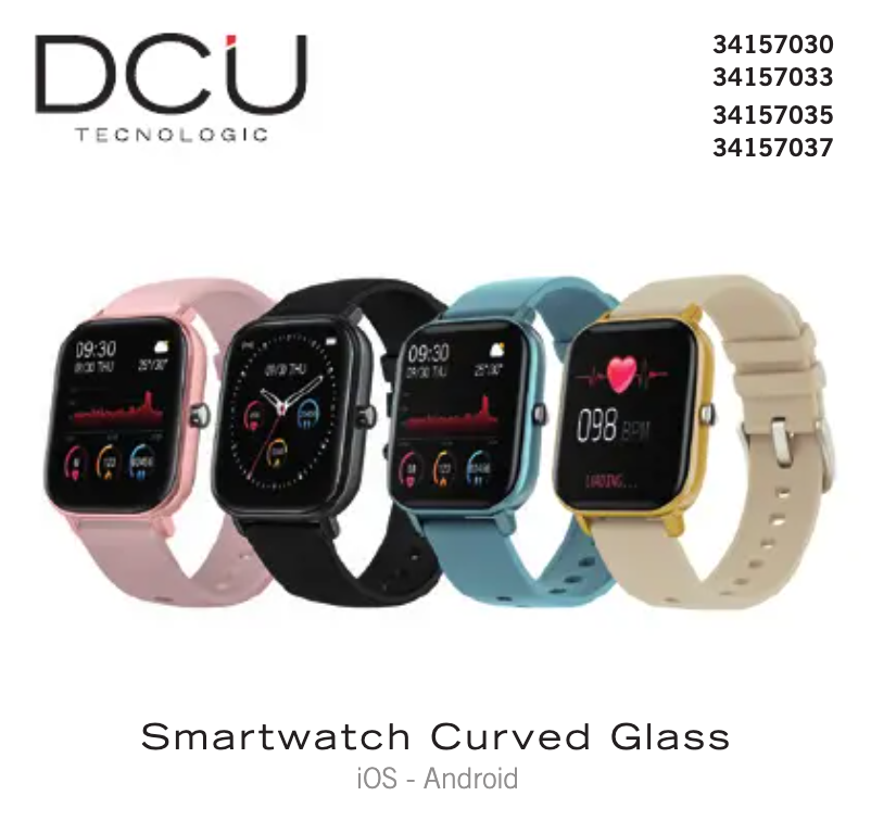 Page 1 de la notice Manuel utilisateur DCU Curved Glass