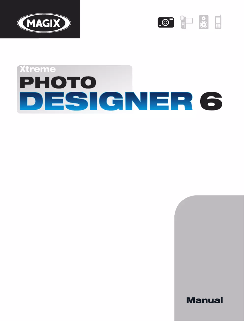 Page 1 of the manual User Manual Magix Xtreme Photo Designer 6