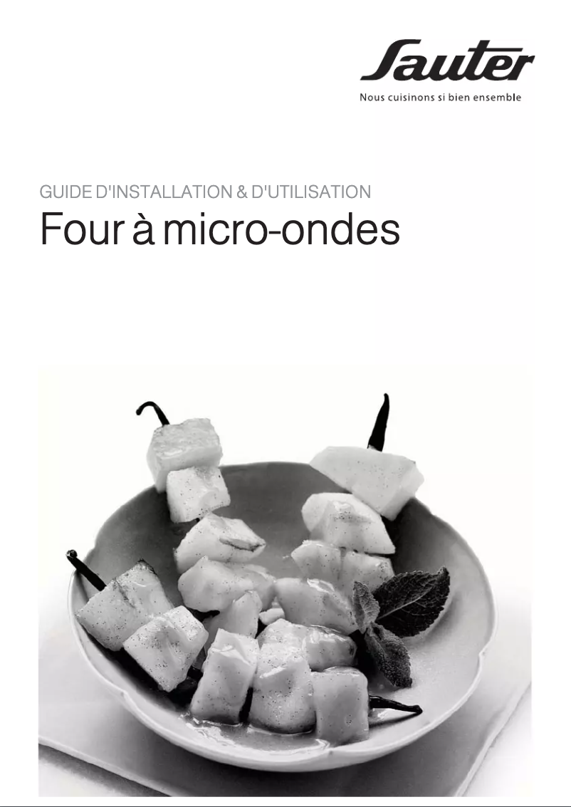Page 1 de la notice Manuel utilisateur Sauter SME965W