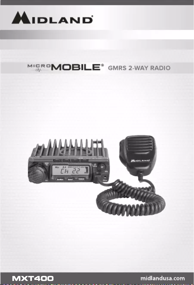 Image de la première page du manuel de l'appareil MicroMobile MXT400VP3