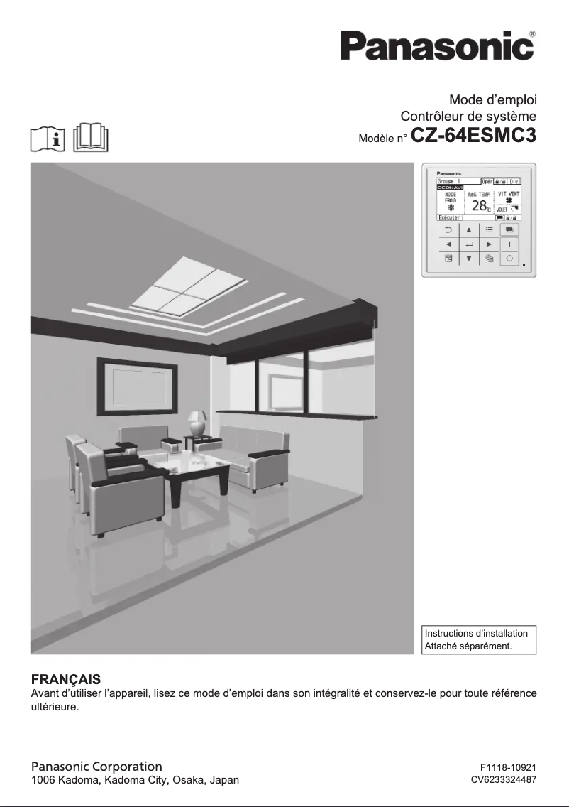 Page n°1 - Manuel utilisateur Panasonic CZ-64ESMC3