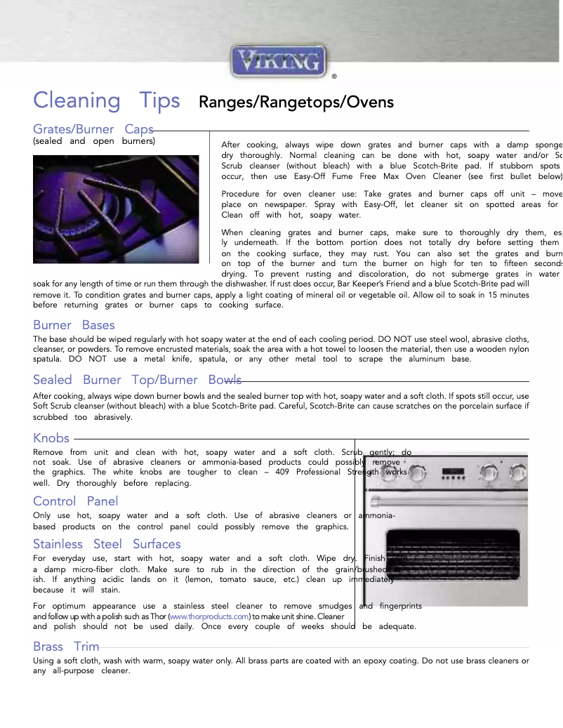 Image de la première page du manuel de l'appareil VGR5488BCB