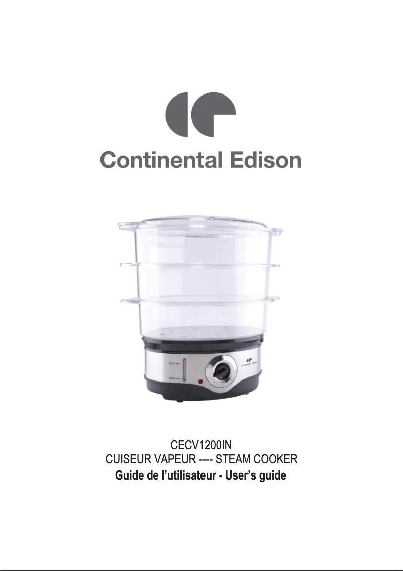 Page 1 de la notice Manuel utilisateur Continental Edison CECV1200IN
