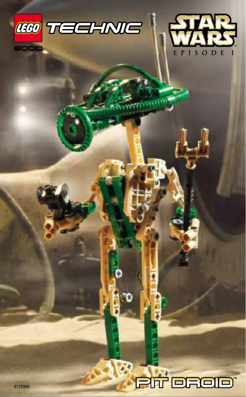 Page n°1 - Manuel utilisateur Lego Technic Star Wars 8000