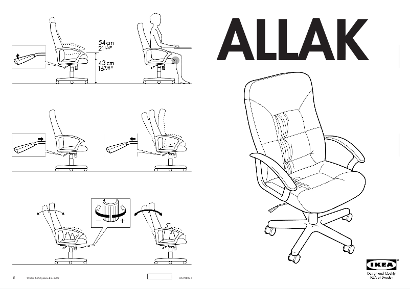 Image de la première page du manuel de l'appareil ALLAK