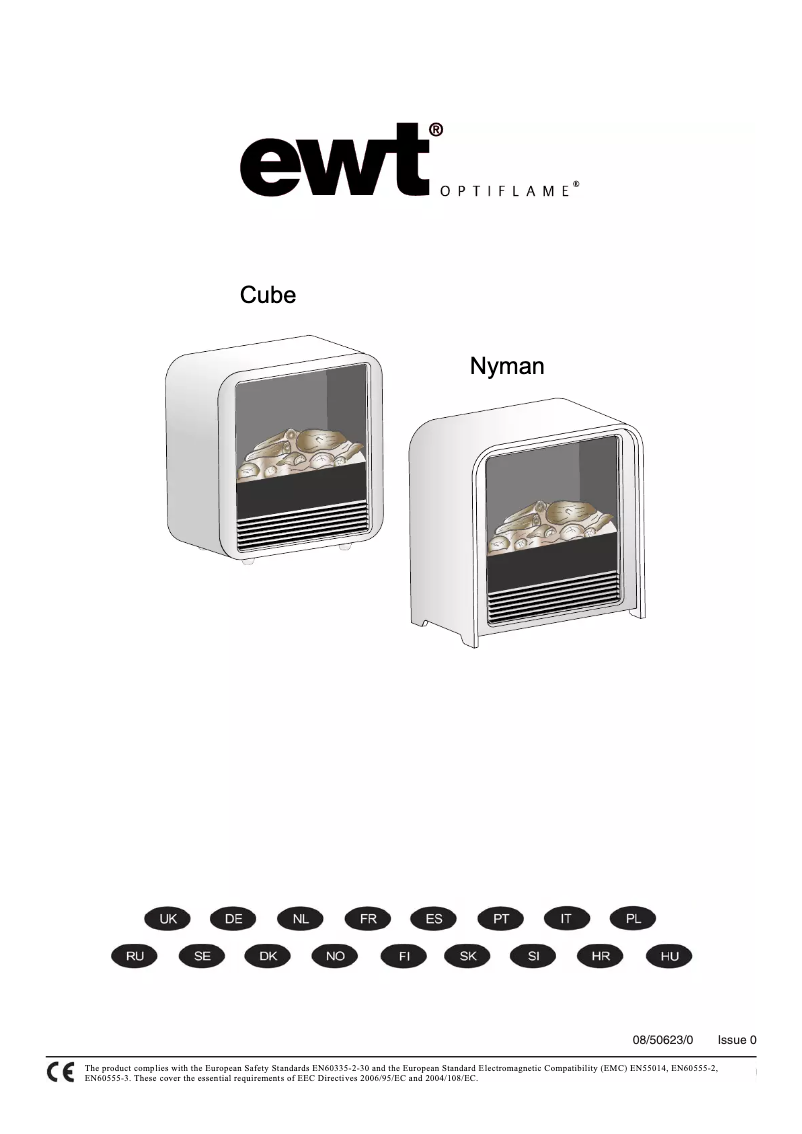 Page n°1 - Manuel utilisateur EWT CUBE