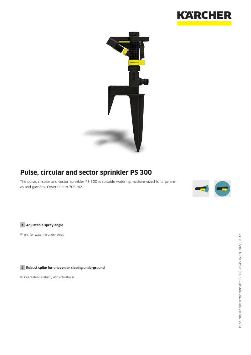 Página 1 del manual Manual de usuario Kärcher PS 300