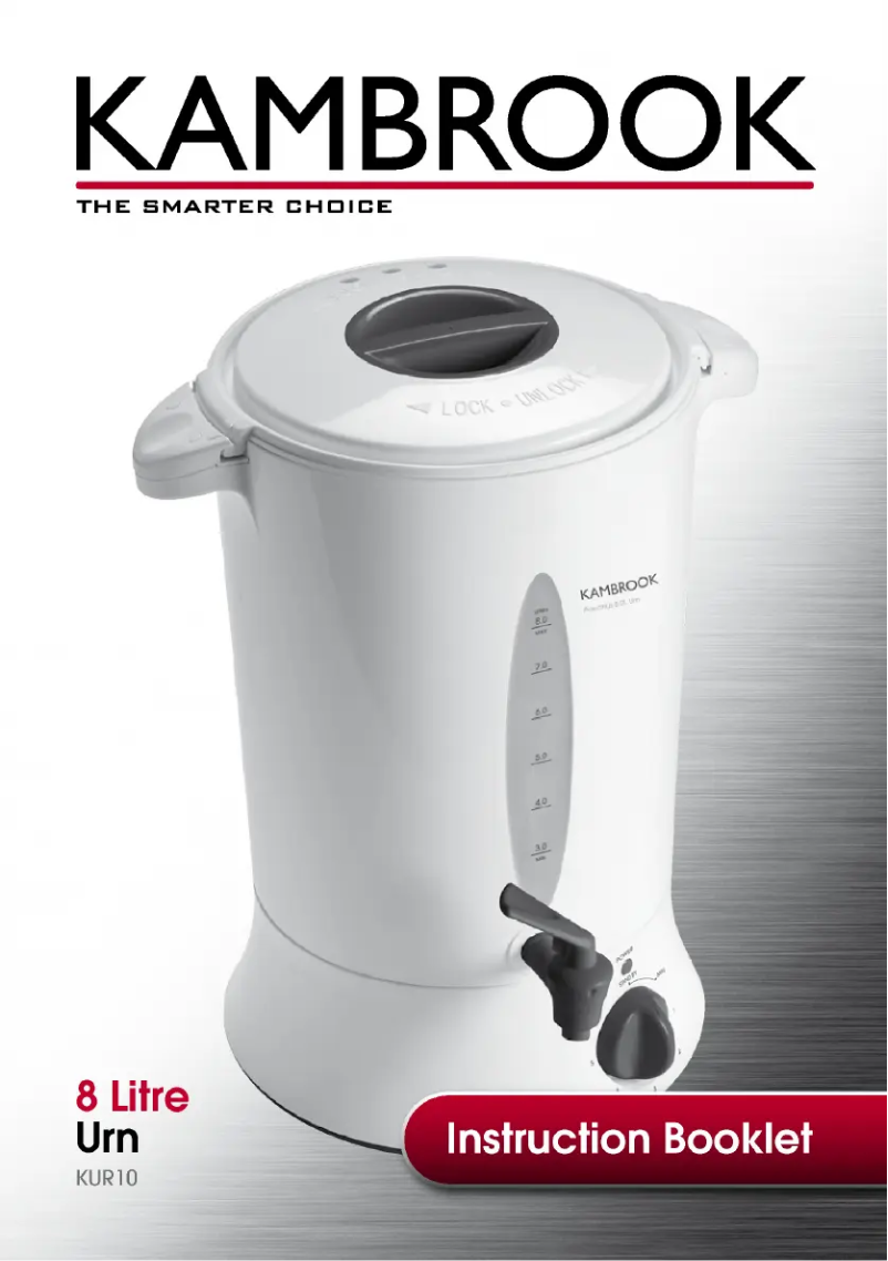 Page n°1 - Manuel utilisateur Kambrook KUR10
