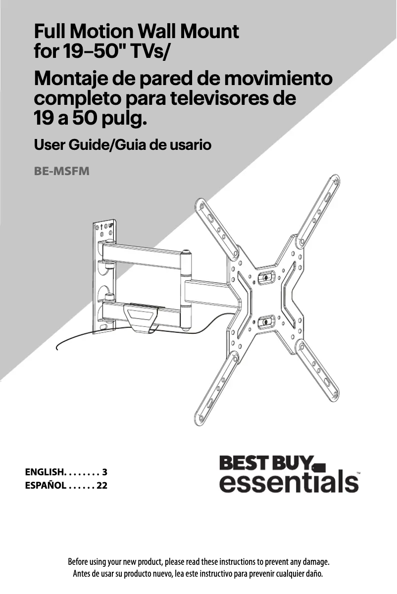 Image de la première page du manuel de l'appareil BE-MSFM