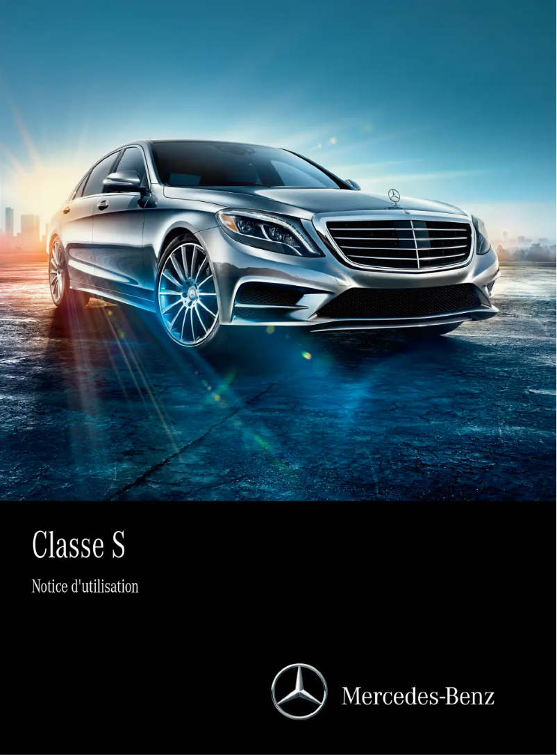 Page 1 de la notice Manuel utilisateur Mercedes-Benz S-Class (2014)
